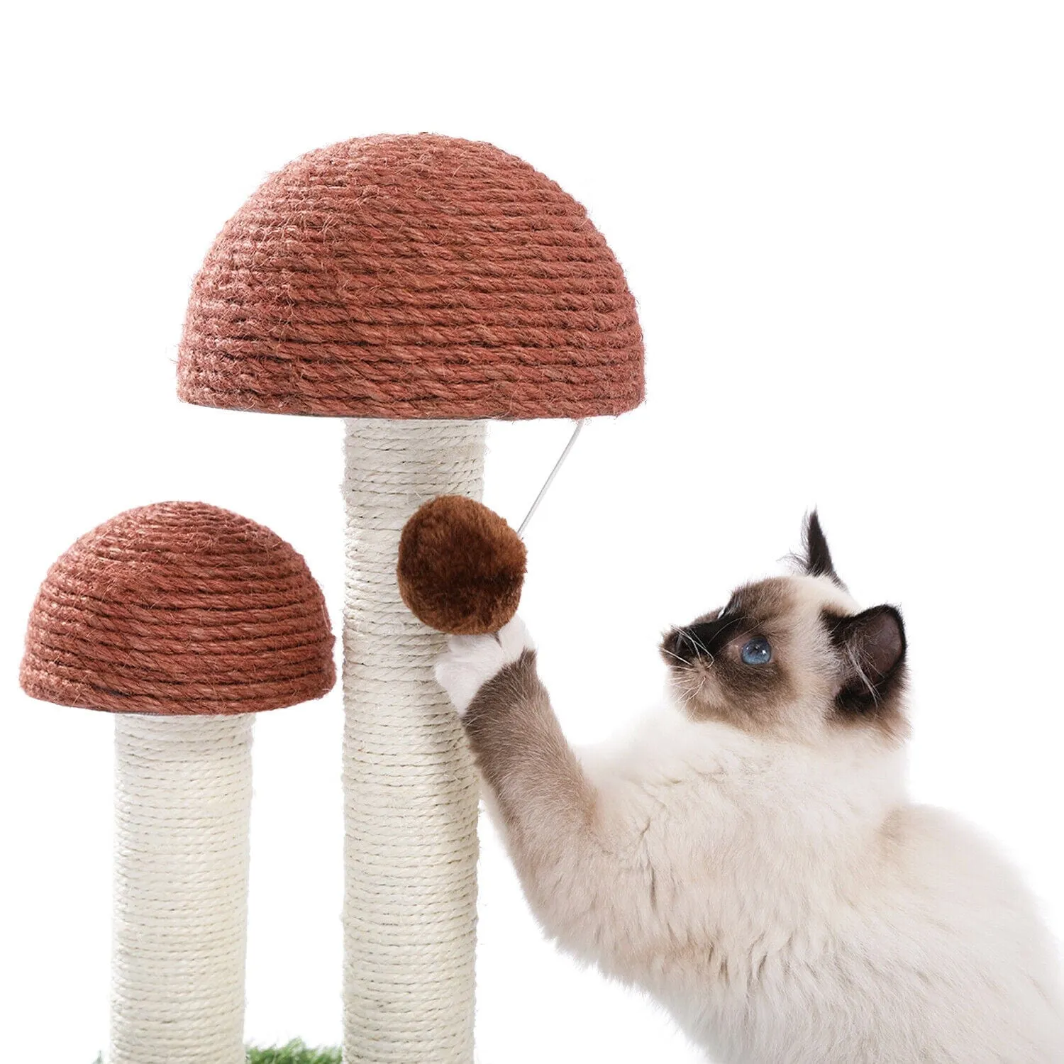 18.9" Mushroom Cat Scratching Post/ Tree/ Pole