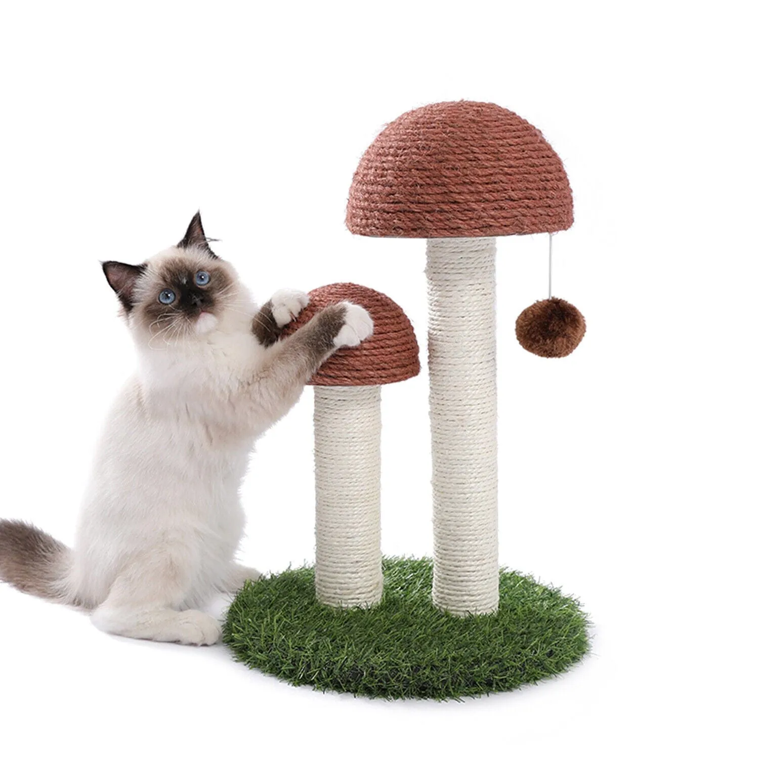 18.9" Mushroom Cat Scratching Post/ Tree/ Pole