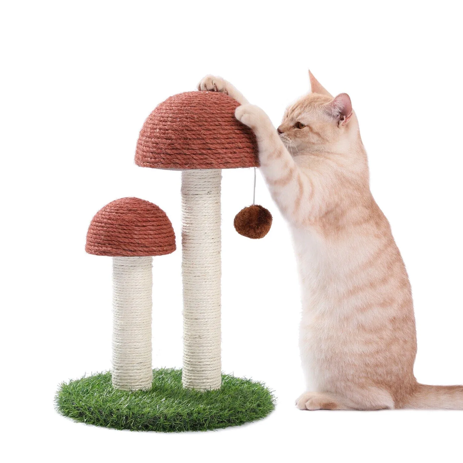 18.9" Mushroom Cat Scratching Post/ Tree/ Pole