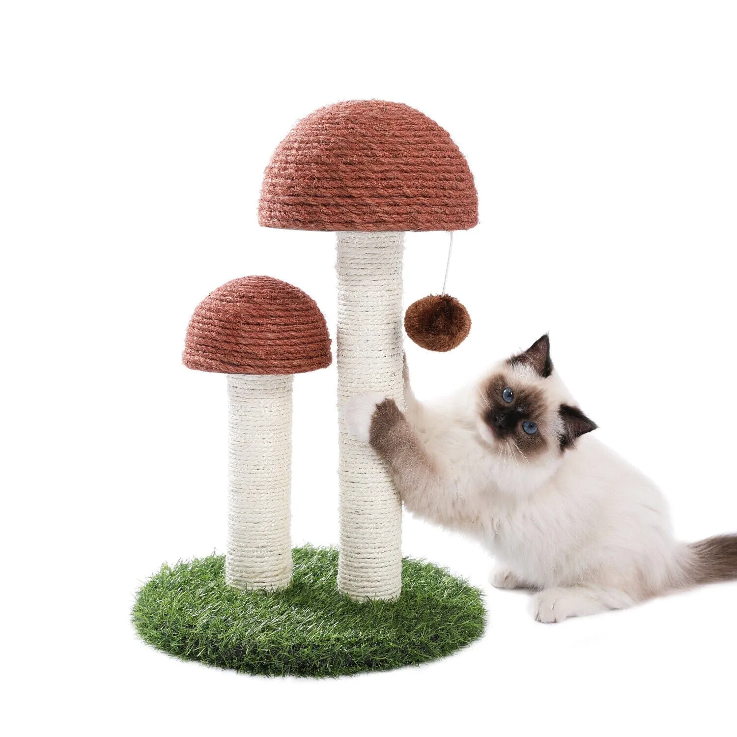 18.9" Mushroom Cat Scratching Post/ Tree/ Pole