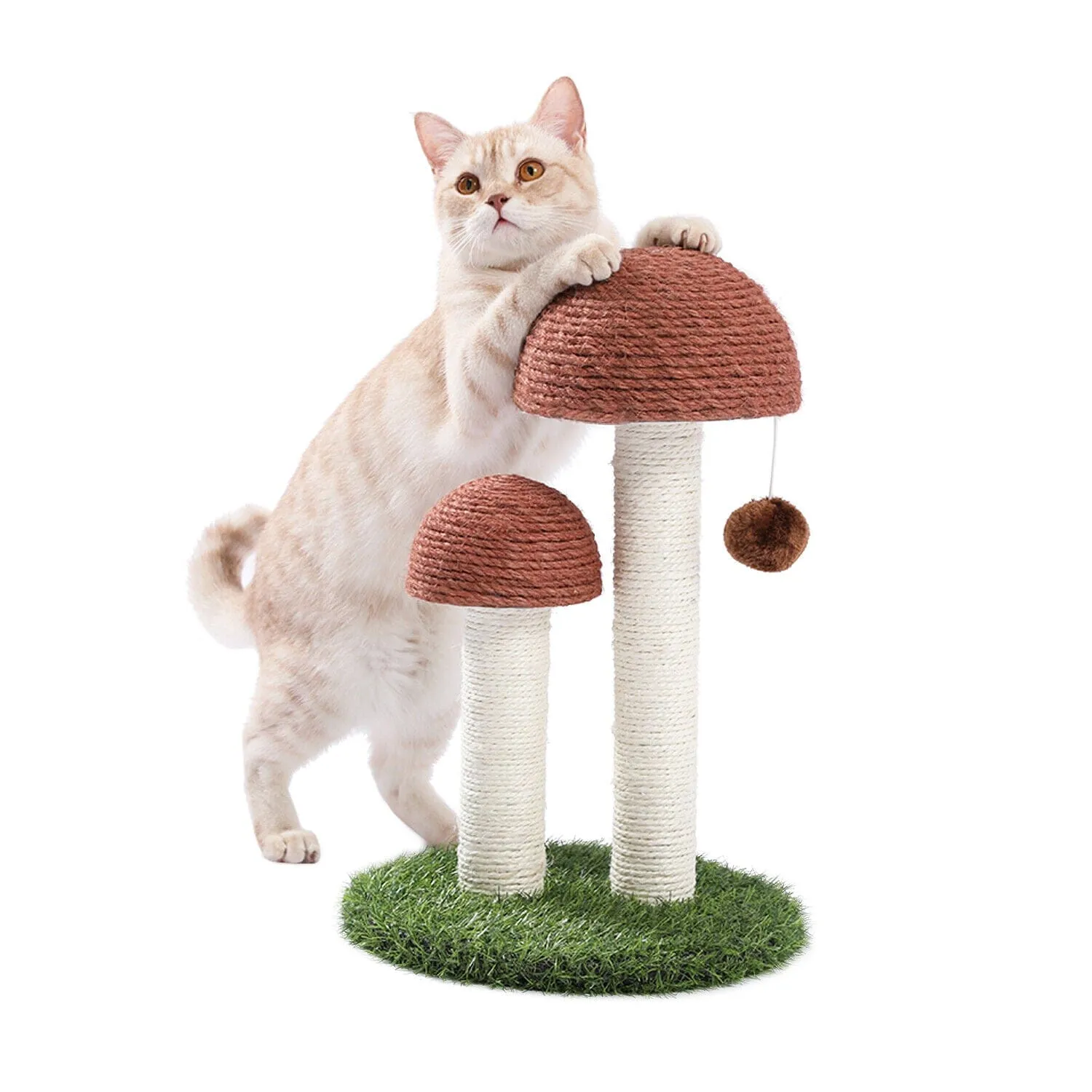 18.9" Mushroom Cat Scratching Post/ Tree/ Pole