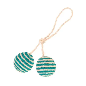 2 Sisal Balls on a Rope