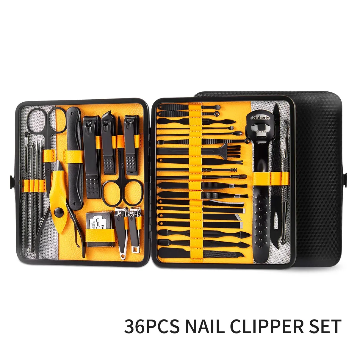 4/36pcs Nail Clippers Manicure Tool Set - Portable Grooming Kit