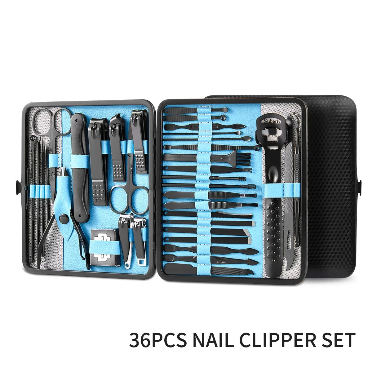 4/36pcs Nail Clippers Manicure Tool Set - Portable Grooming Kit