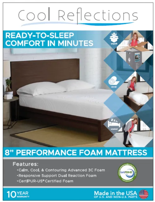 8" Performance Memory Foam