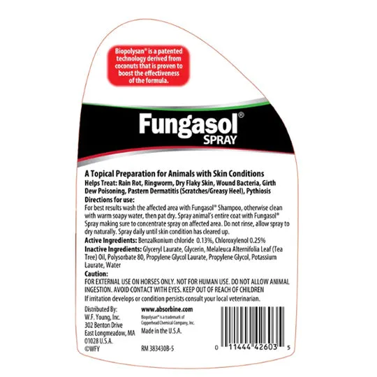 Absorbine Fungasol Spray- 22oz