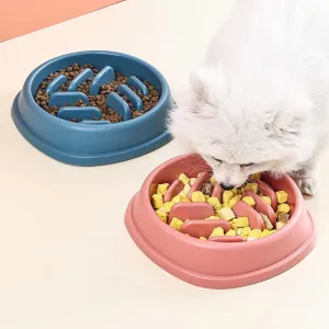 Anti-Choking Slow Feeder Pet Bowl – Non-Slip, Thickened Design for Healthy Eating