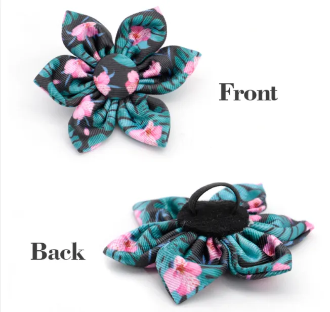 Autumn Floral - Personalized Dog ID Collars