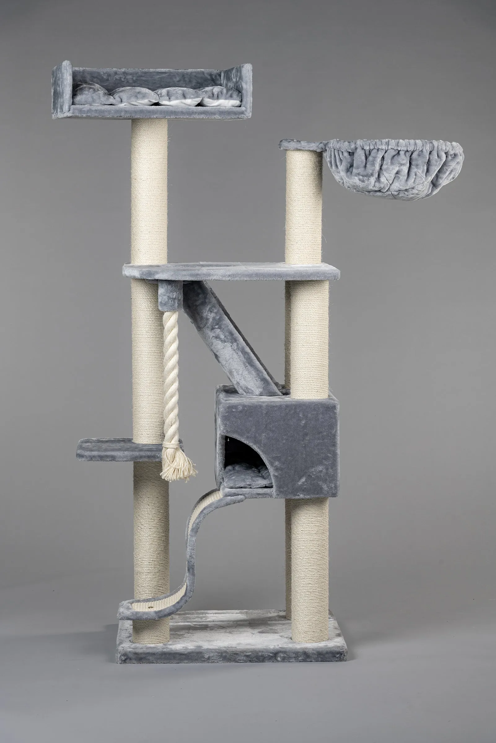 Cat Mansion Light Grey