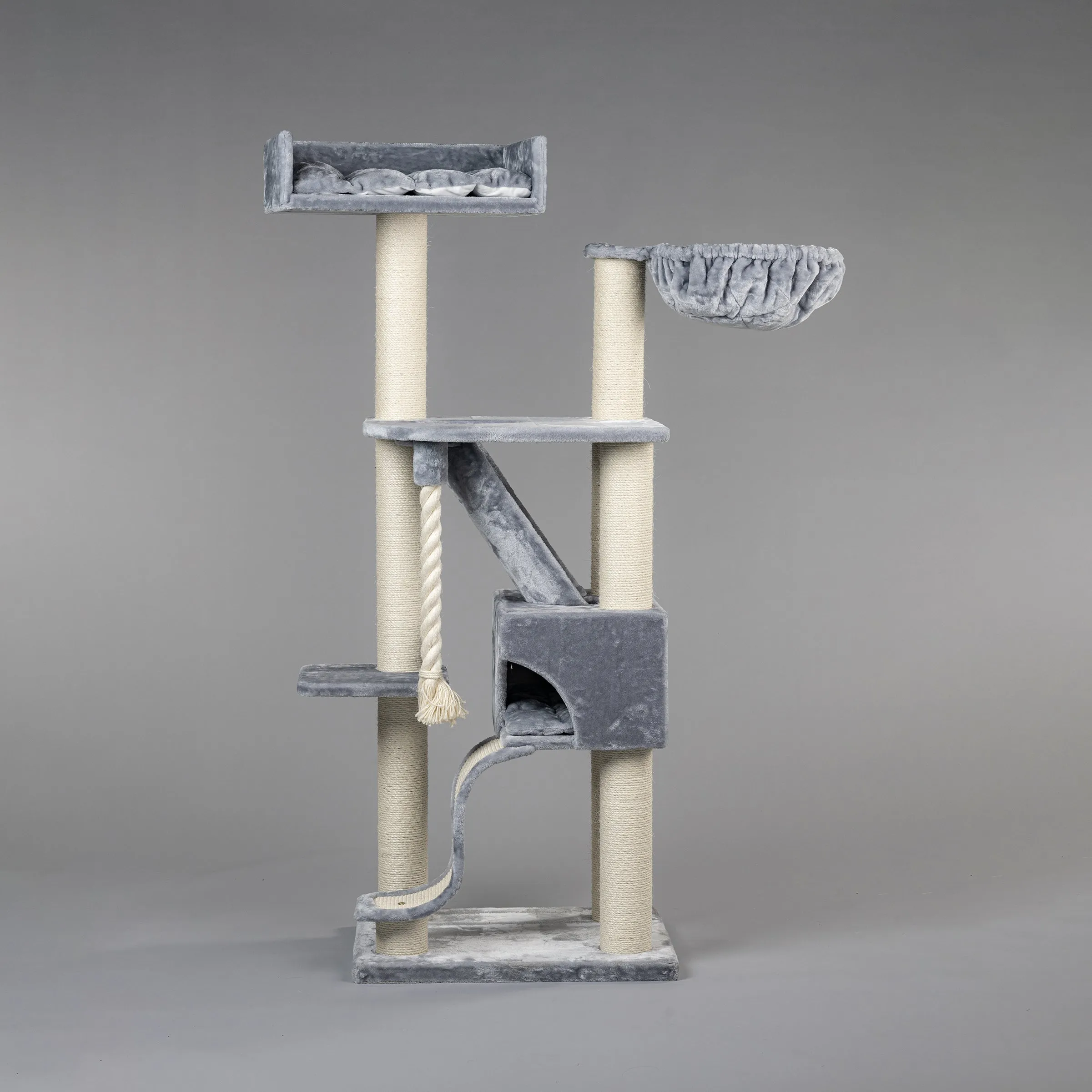 Cat Mansion Light Grey