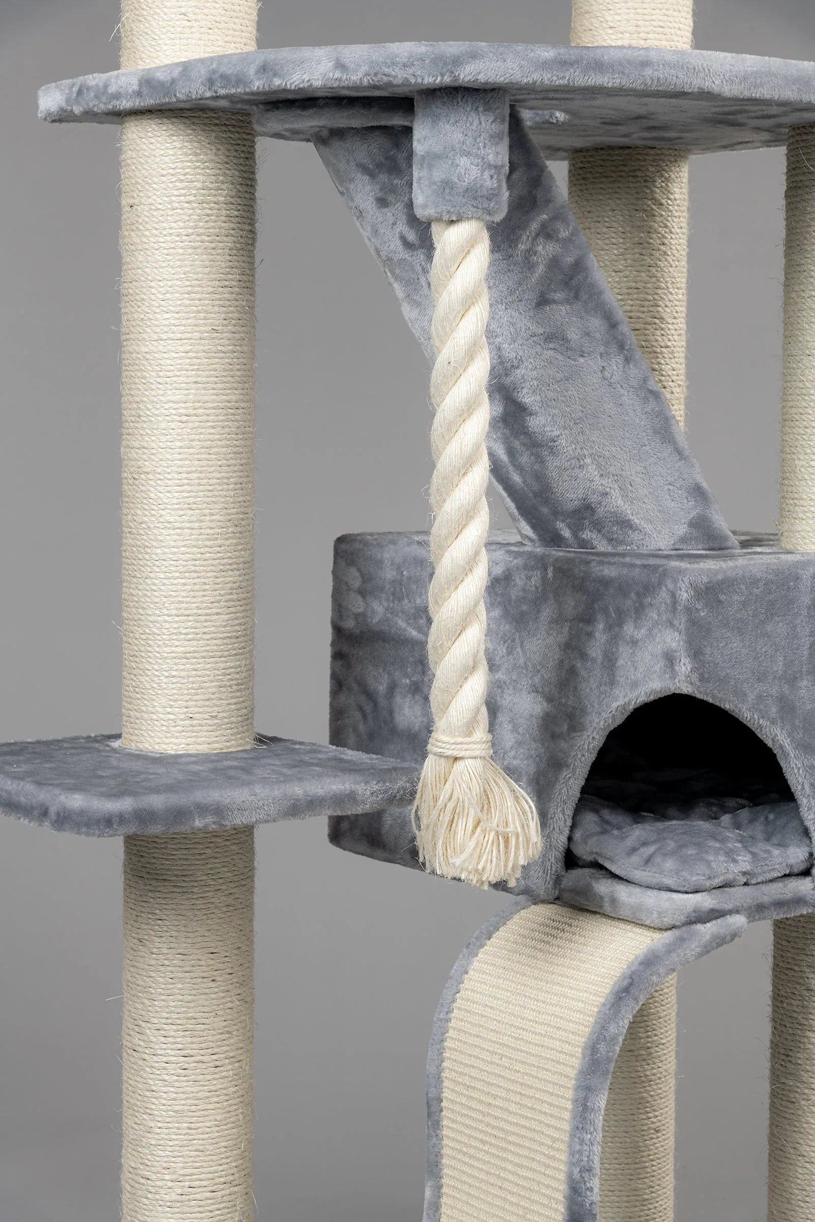 Cat Mansion Light Grey