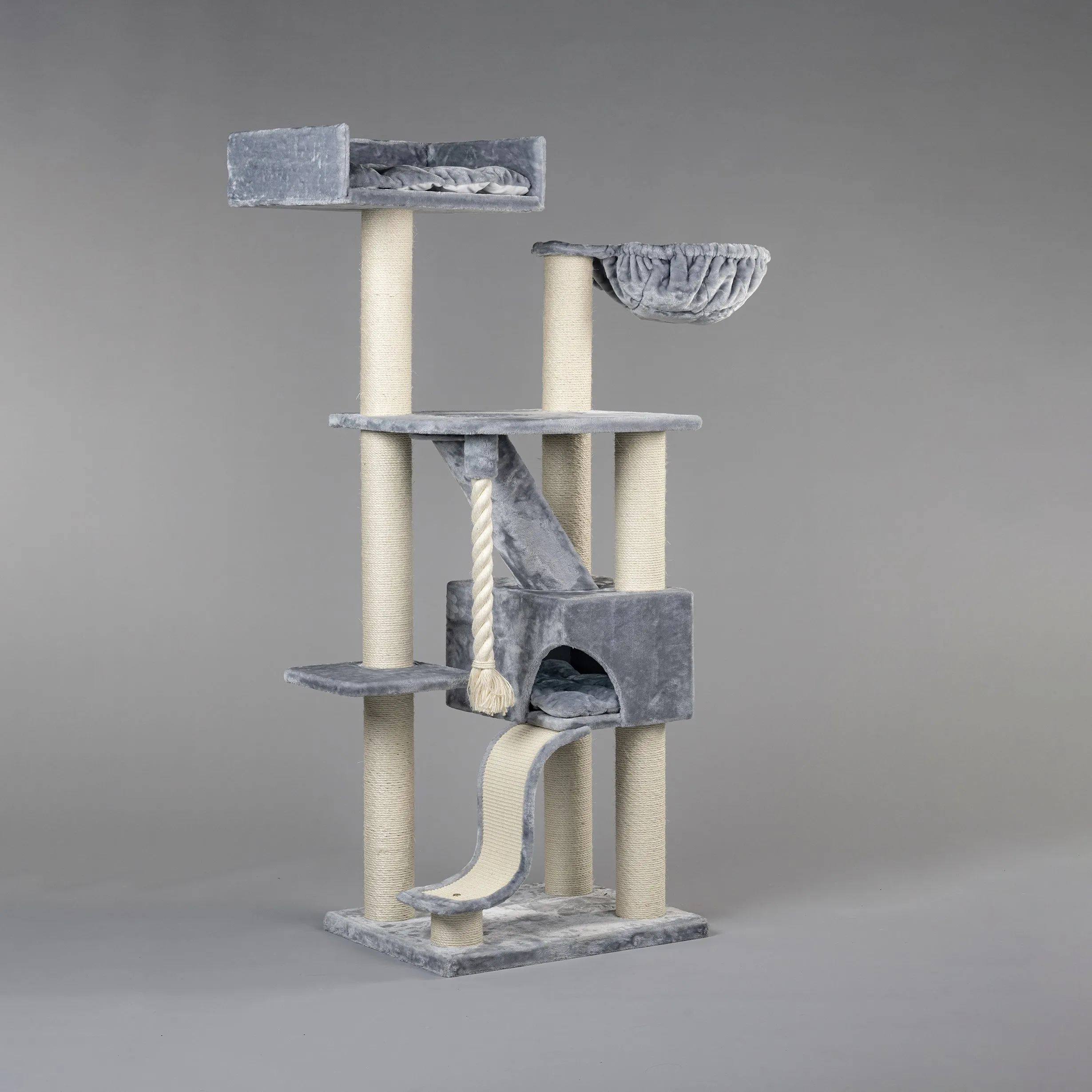 Cat Mansion Light Grey
