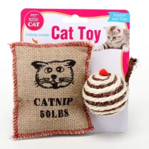 Cat Toy with Sisal Ball