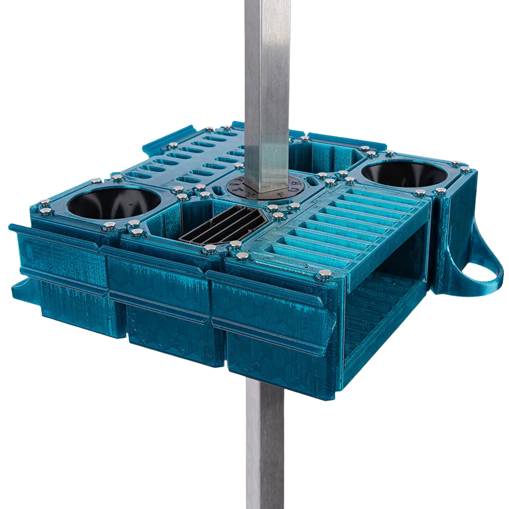 Custom Cube Tool Caddy Jolly Blue by Vanity Fur