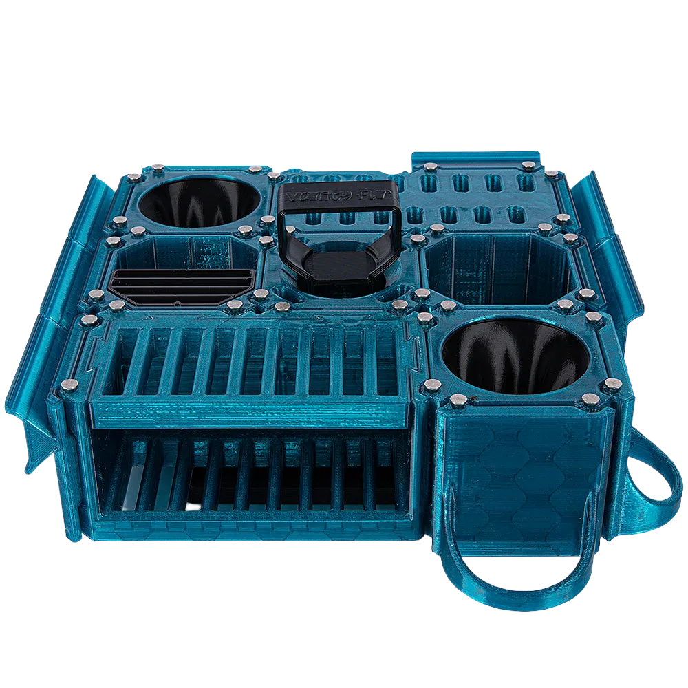 Custom Cube Tool Caddy Jolly Blue by Vanity Fur
