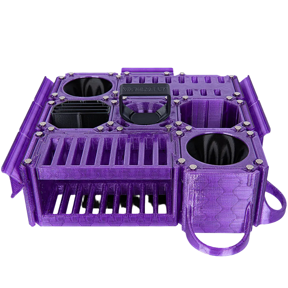 Custom Cube Tool Caddy Jolly Purple by Vanity Fur