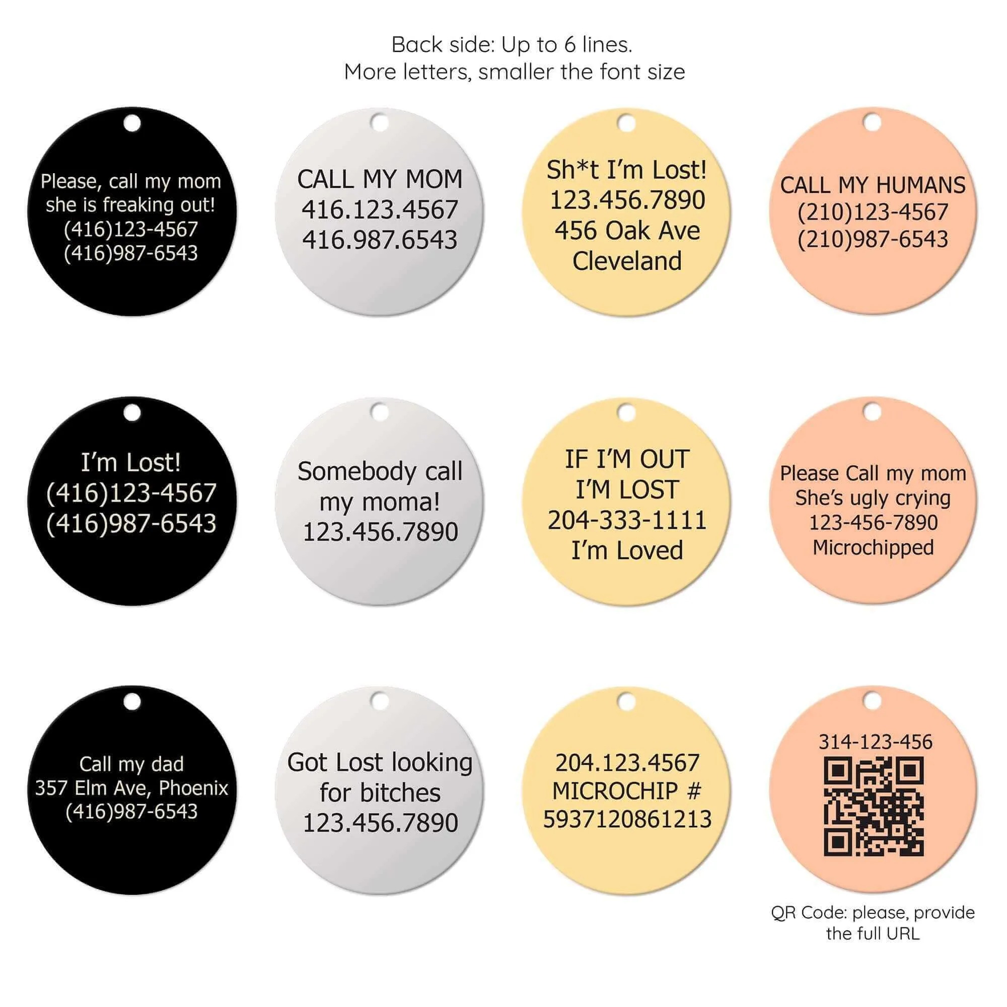 Custom Dog Tags Canada - Alberta Bulldog Rescue