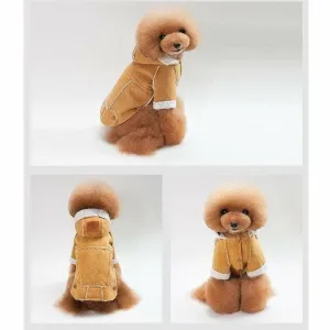 dog clothes  Light Brown M DW-21BR