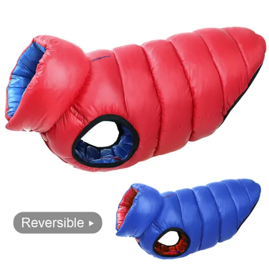 Dog Winter Coats Reversible Winter Jacket For Large Dogs Waterproof Dog Warm Coats