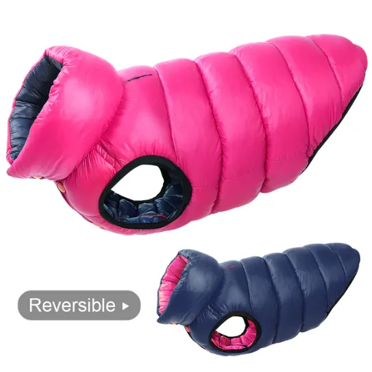 Dog Winter Coats Reversible Winter Jacket For Large Dogs Waterproof Dog Warm Coats