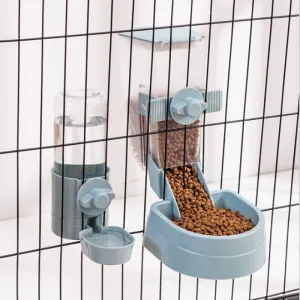 Dog/Cat Travel Cage Feeder/Water Set