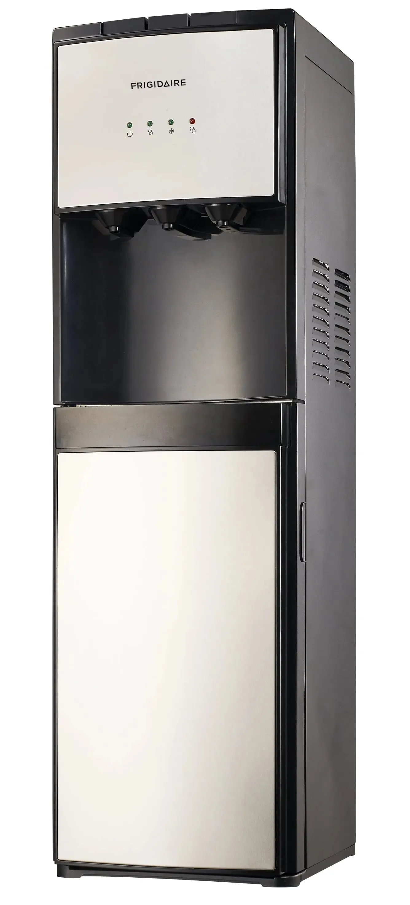 Frigidaire, 5 Gallon Bottom Loading Hot and Cold Water Dispenser EFWC505, Stainless Steel