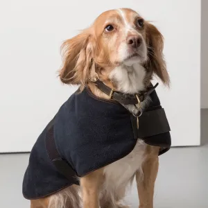 Harpham Fleece Dog Coat Navy 14"