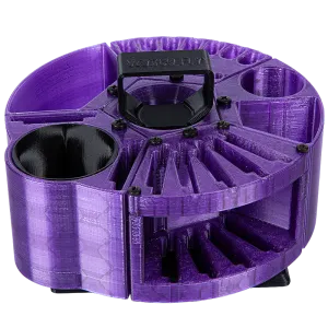 Houndabout Round Tool Caddy Jolly Purple by Vanity Fur
