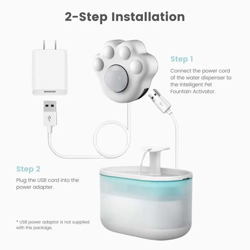 Intelligent Infrared Pet Fountain Activator