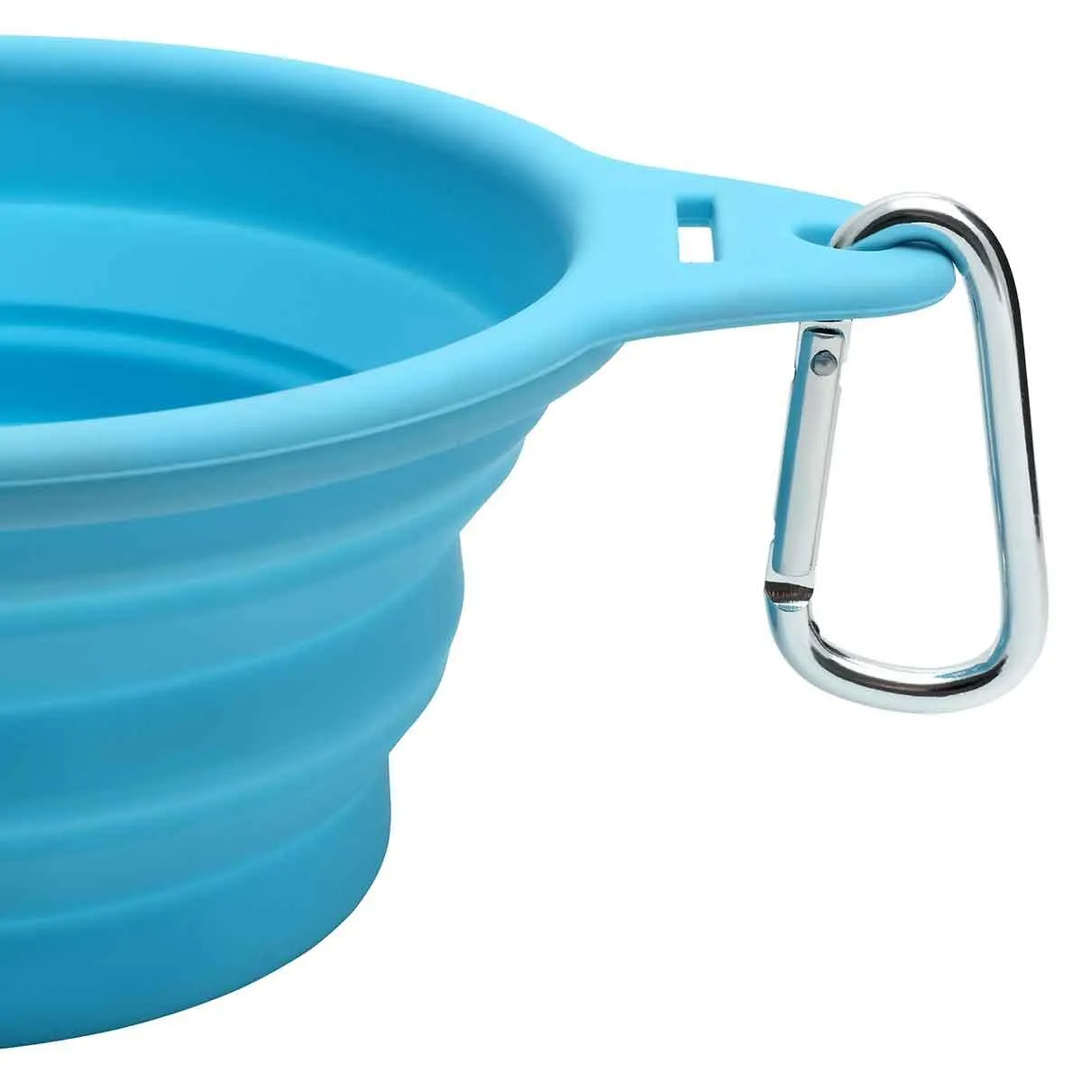 Lexi & Me Double Collapsible Travel Dog Bowl Blue
