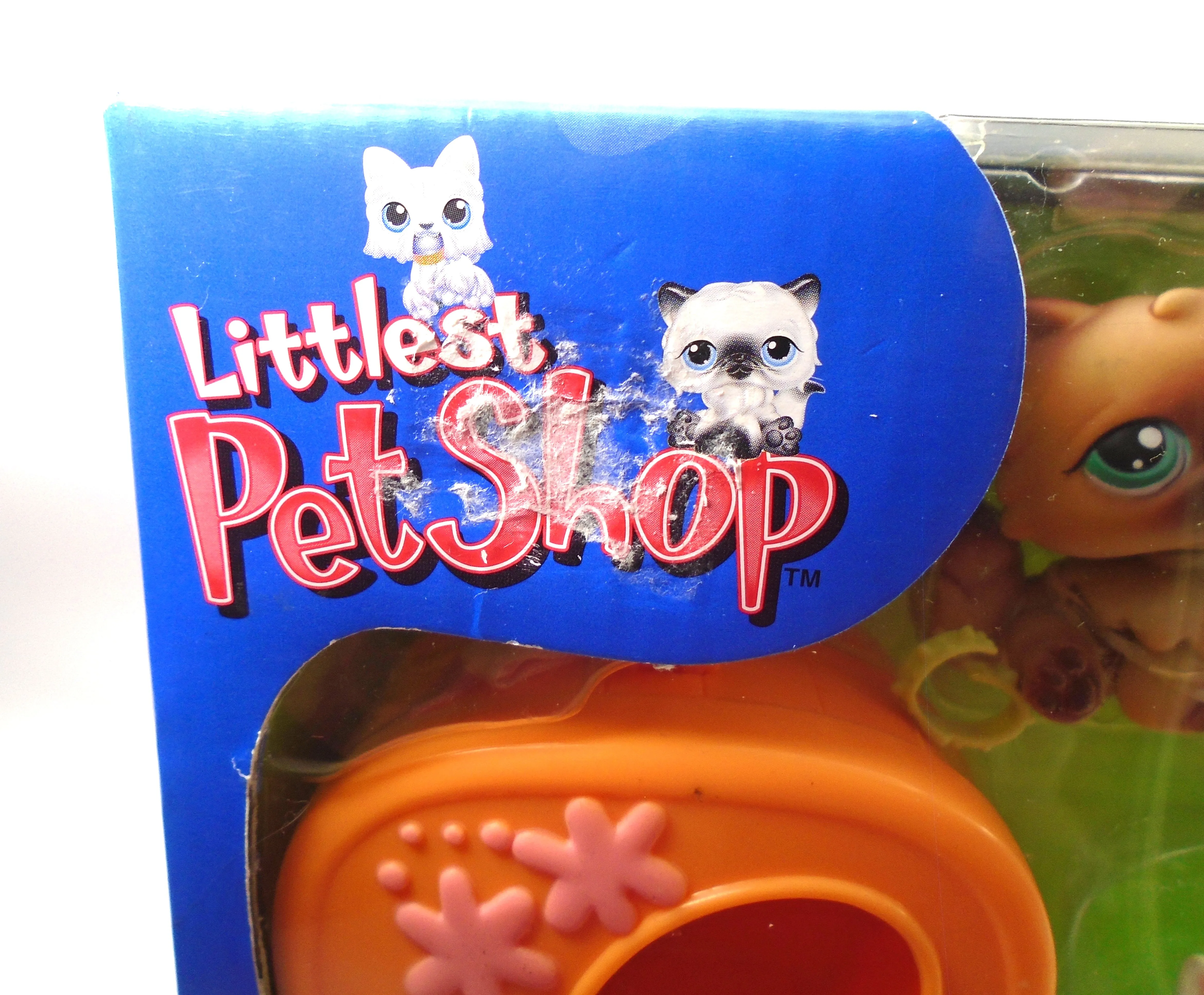 Littlest Pet Shop Portable Persian Cat#22 White and Scottie Dog #8 NIB