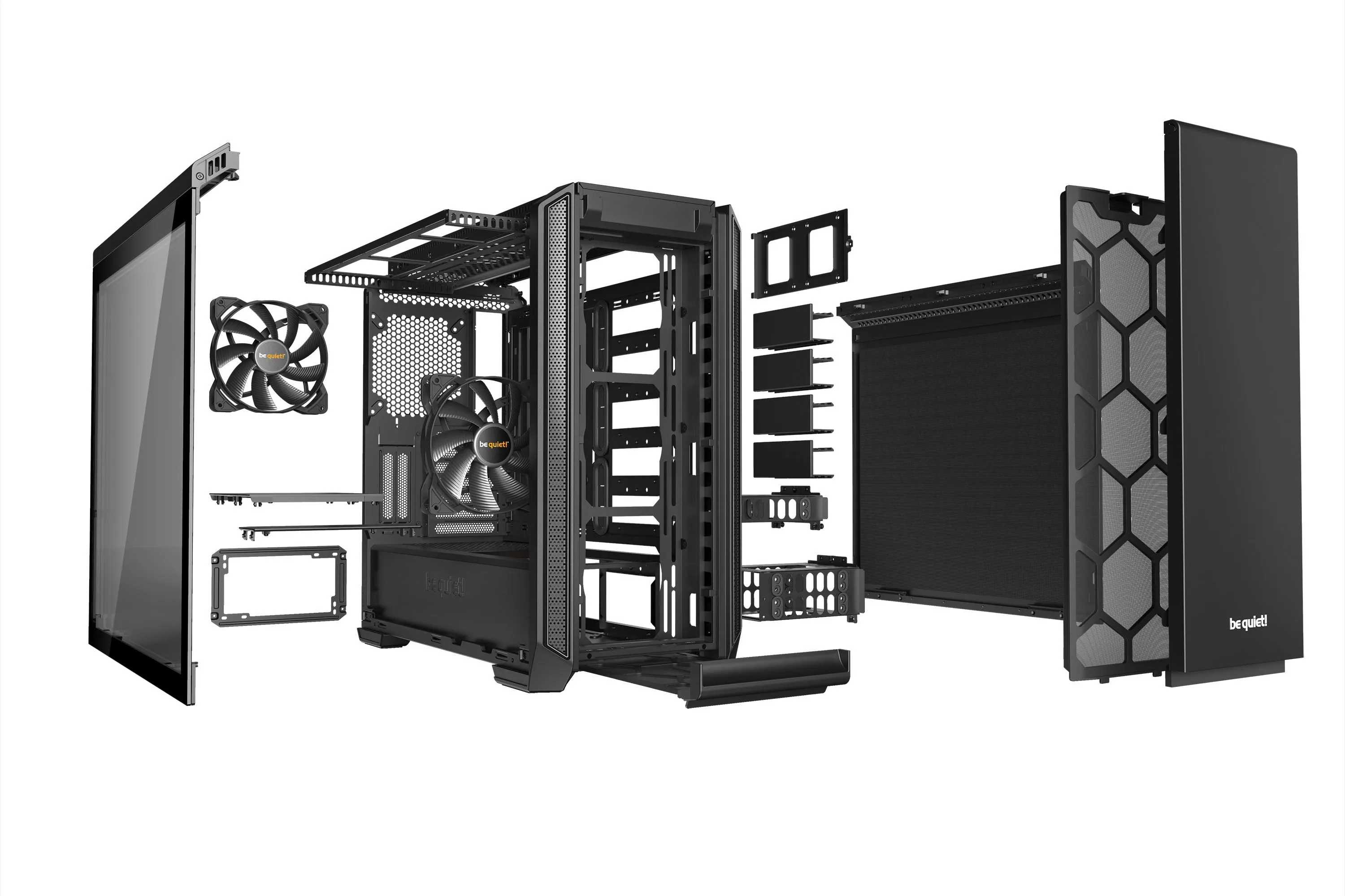 Midi Be Quiet! Silent Base 601 Window Black