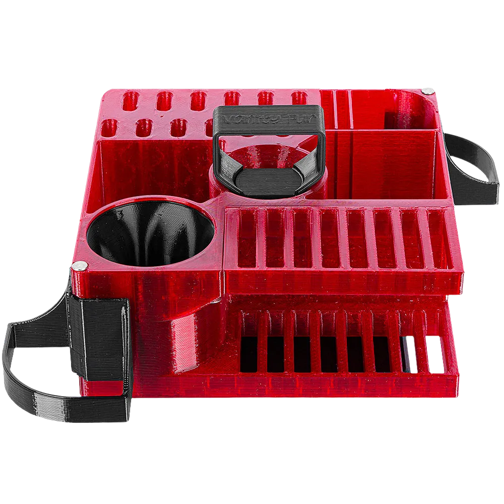 Mini Cube Tool Caddy Jolly Red by Vanity Fur