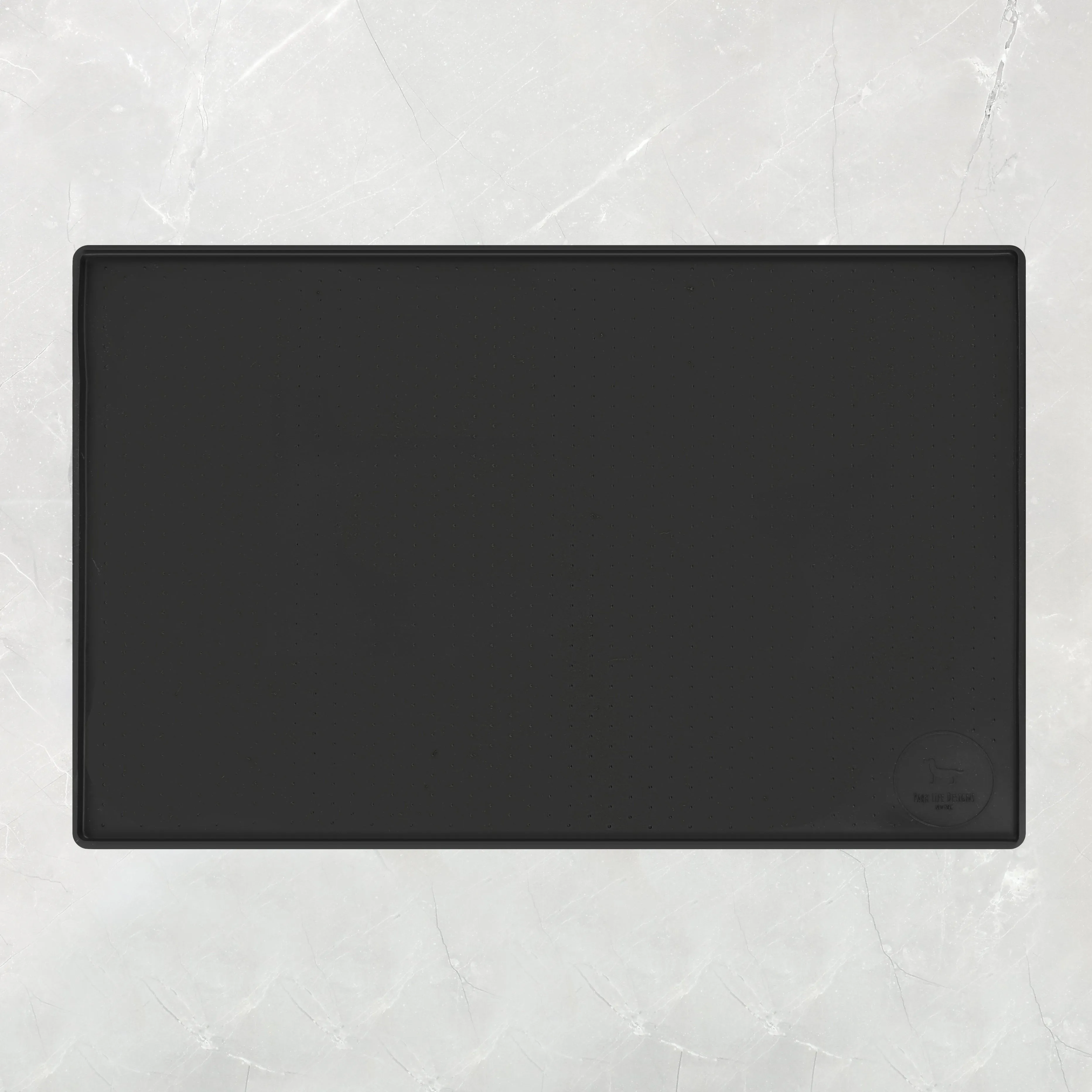 SILICONE MESS FREE BLACK PLACEMAT