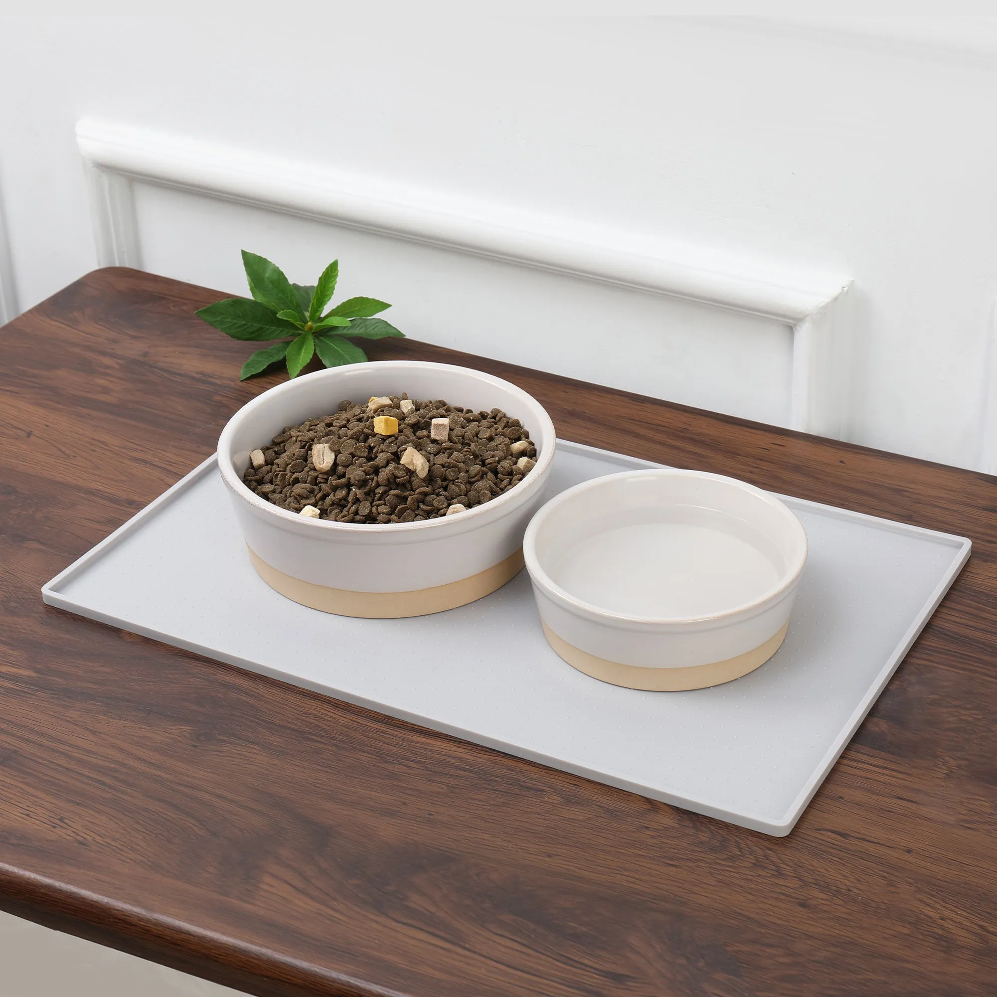 SILICONE MESS FREE LIGHT GREY PLACEMAT