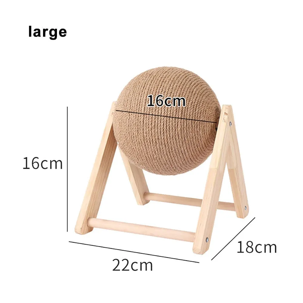 Sisal Rope Ball Cat Scratcher Toy