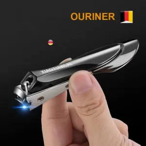 Stainless Steel Nail Clippers - Sharp/Curved Edge Design