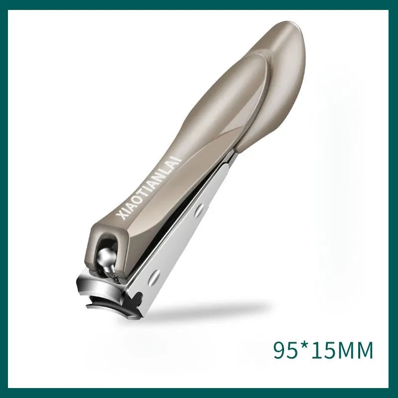 Stainless Steel Nail Clippers - Sharp/Curved Edge Design