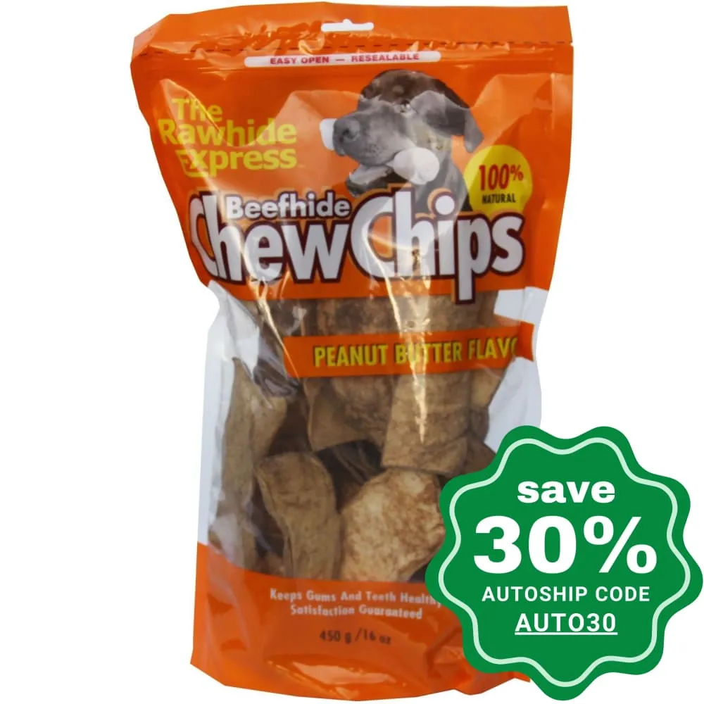 The Rawhide Express - Chew Chips - Peanut Butter - 450G