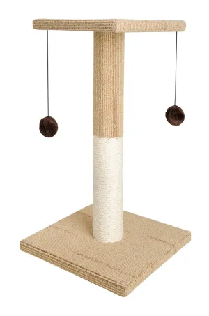 Trouble & Trix Charlie Platform Sisal & Carpet Cat Scratcher