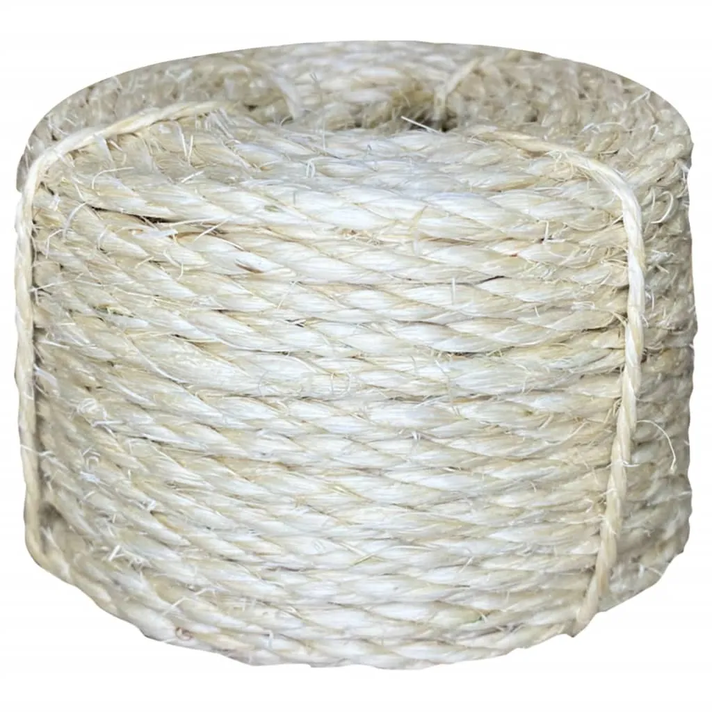 vidaXL Rope 100% Sisal 6 mm 25 m