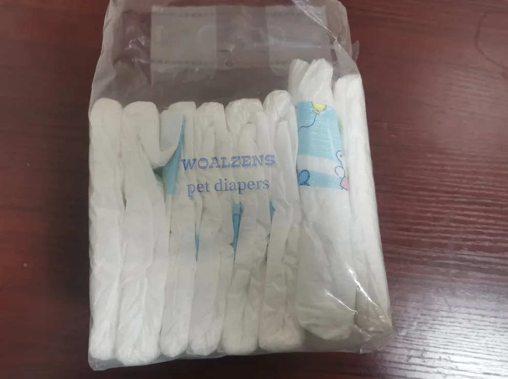 WOALZENS Pet diapers, disposable dog diapers